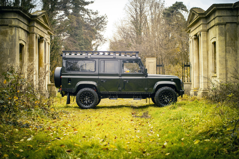 Illustration for article titled This Wild Land Rover Defender Restomod Will Carry the Rich Through the Apocalypse
